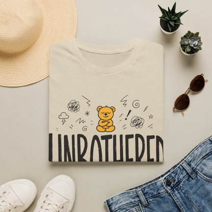 Printify Teddy-Bear Unbothered T-Shirt Sand / S