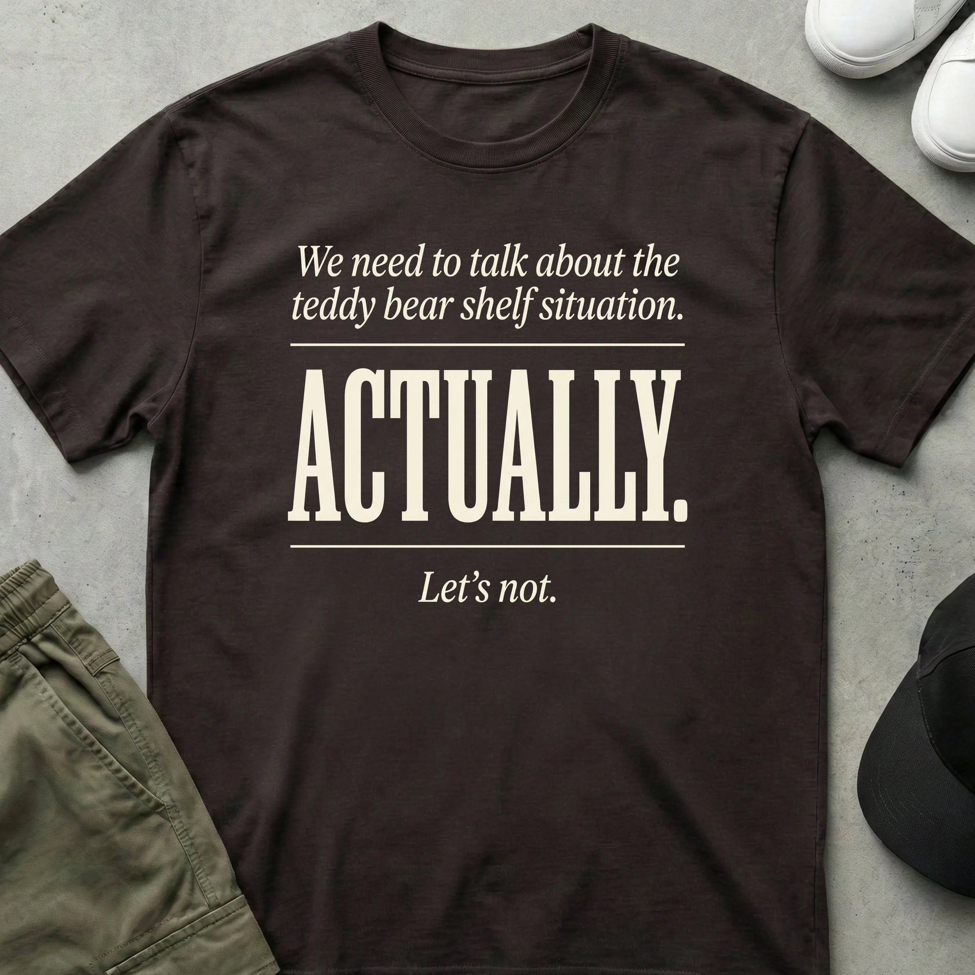 Maybe Not T-Shirt Dark Chocolate