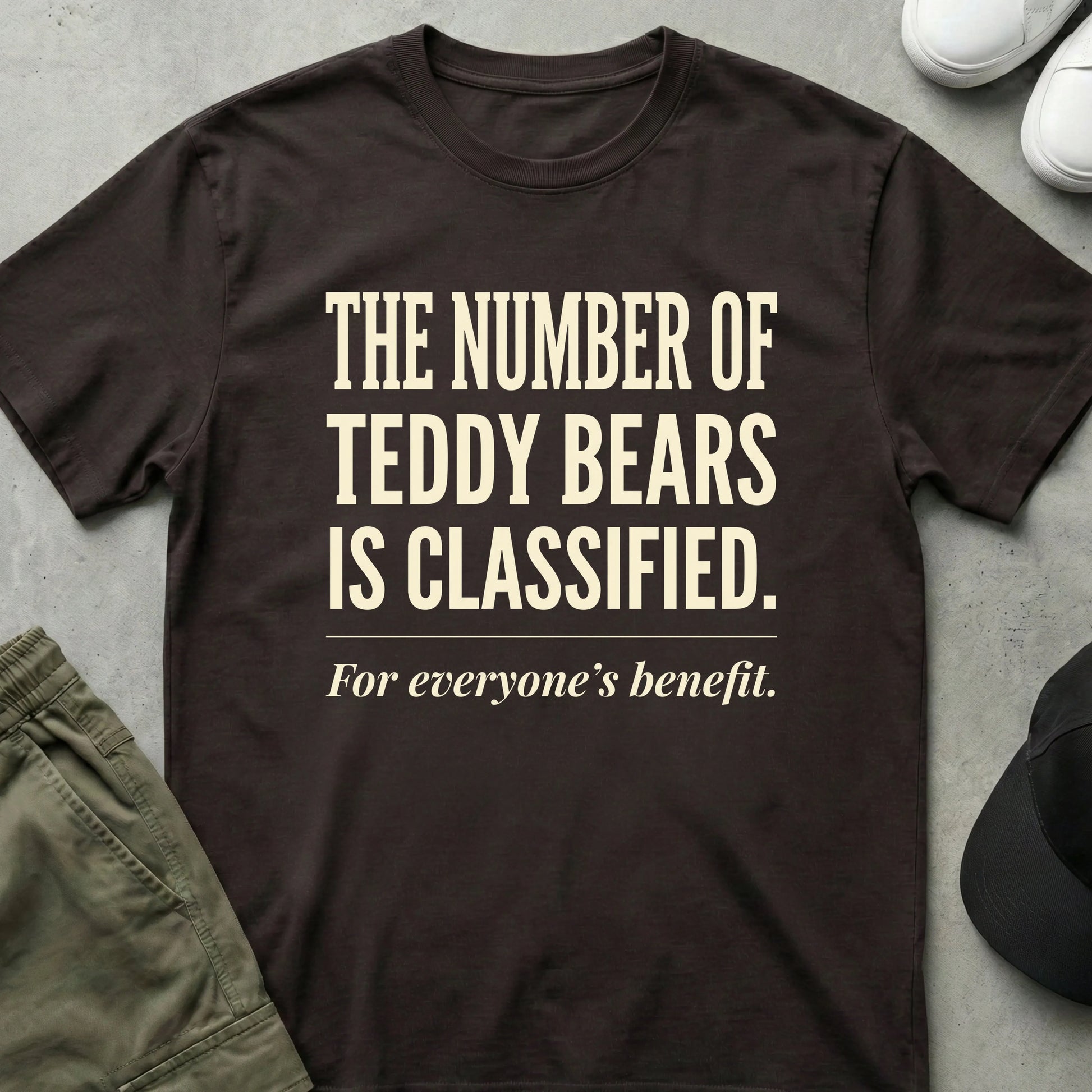 Classified T-Shirt Dark Chocolate