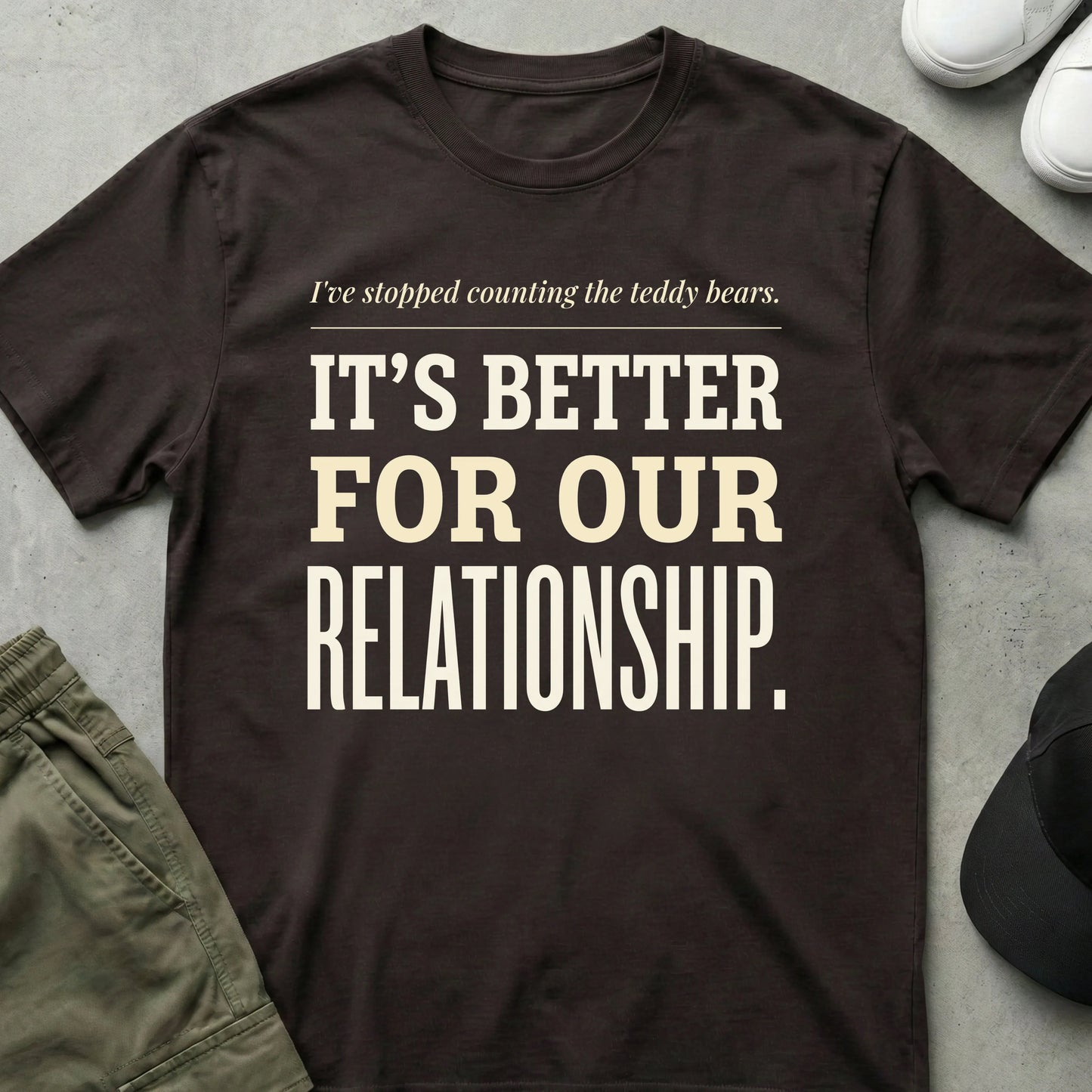 Stopped Counting T-Shirt Dark Chocolate