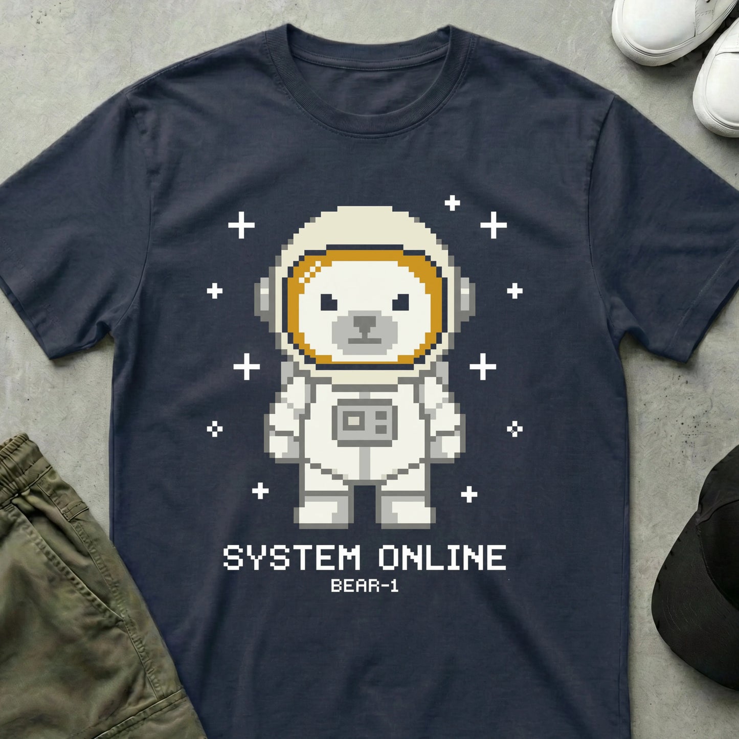 Moonbit Ted T-Shirt Navy