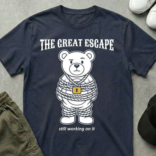 Cool Teds Teddy-Bear The Great Escape T-Shirt Navy / S
