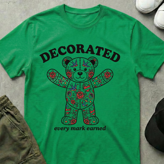 Decorated T-Shirt Irish Green