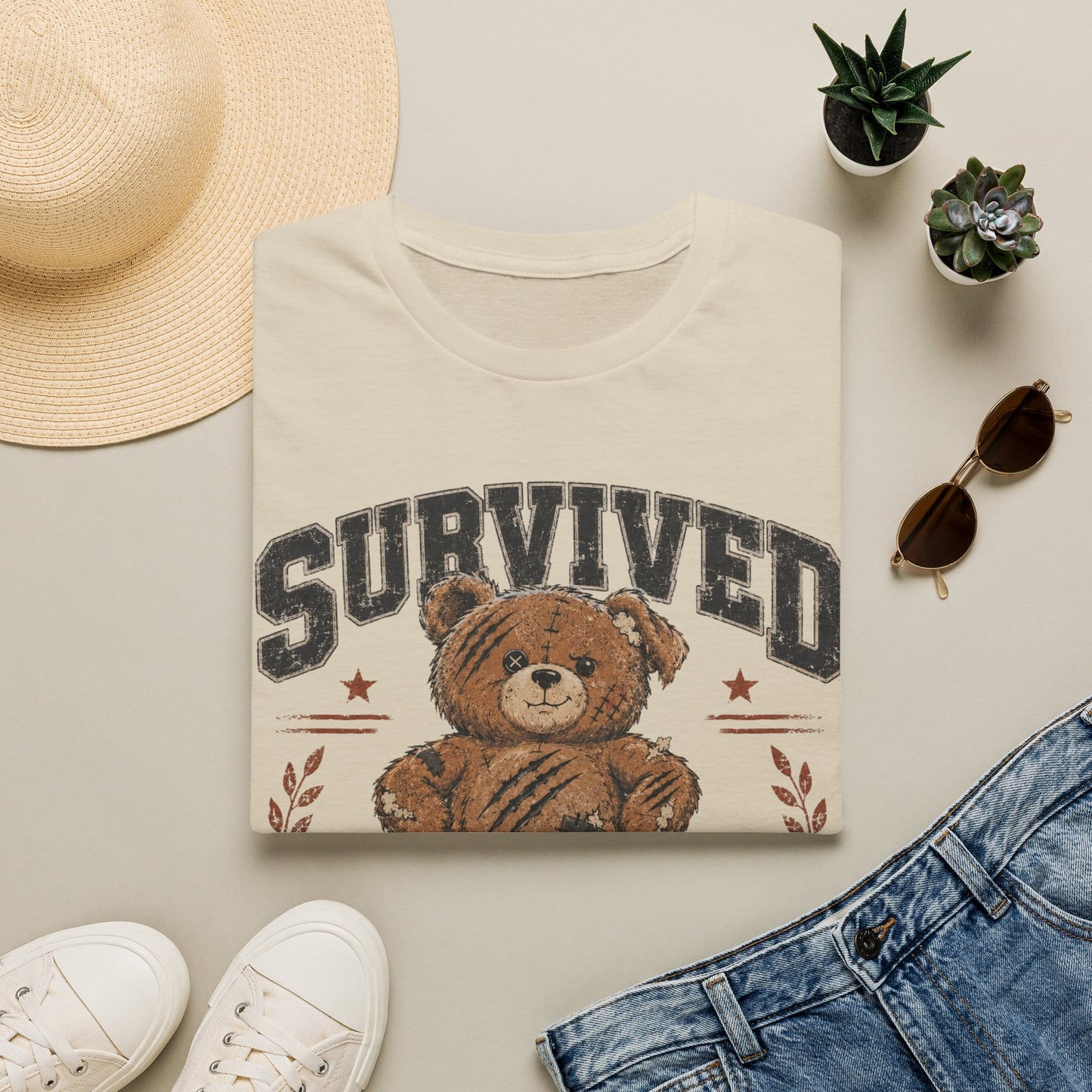 Survived T-Shirt Sand