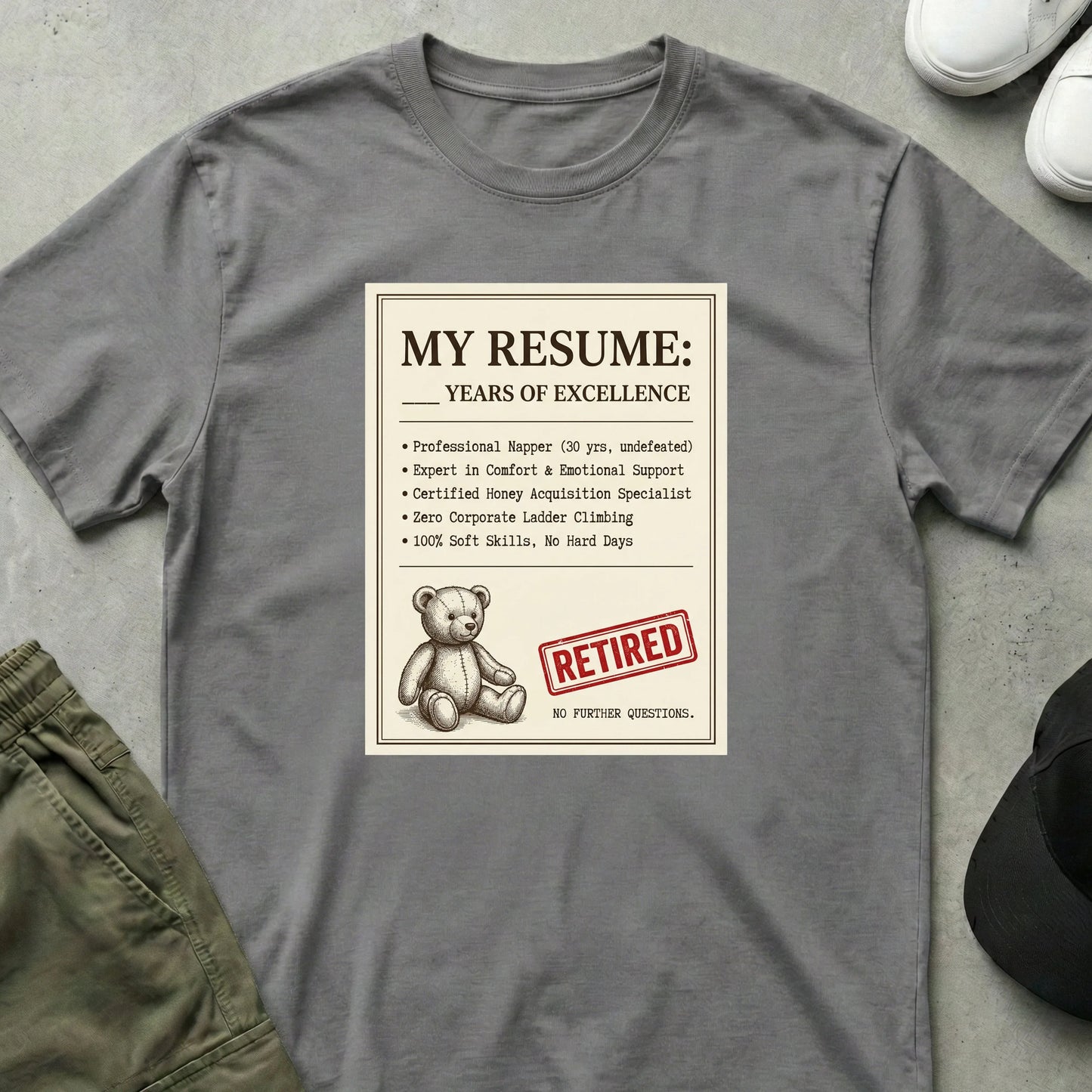 Retired T-Shirt Sport Grey