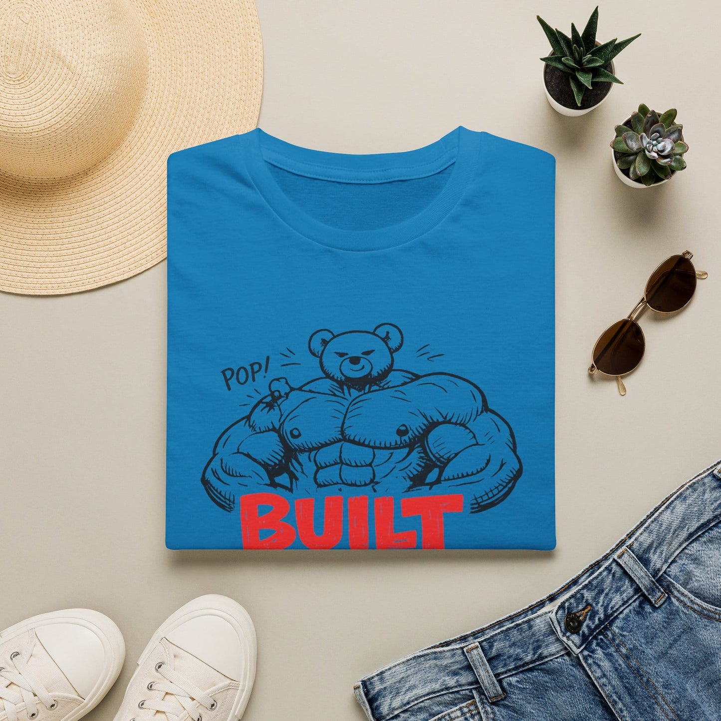 Printify Teddy-Bear Big Bear T-Shirt Sapphire / S