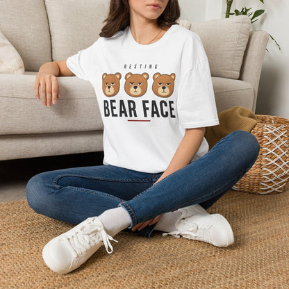 Cool Teds Teddy-Bear Resting Bear Face T-Shirt