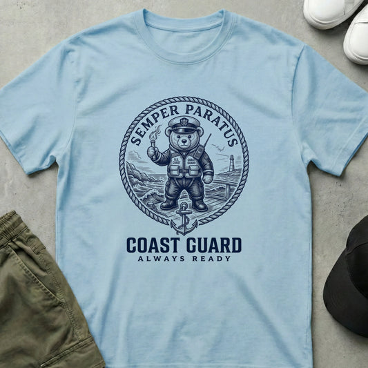Coast Guard T-Shirt Light Blue