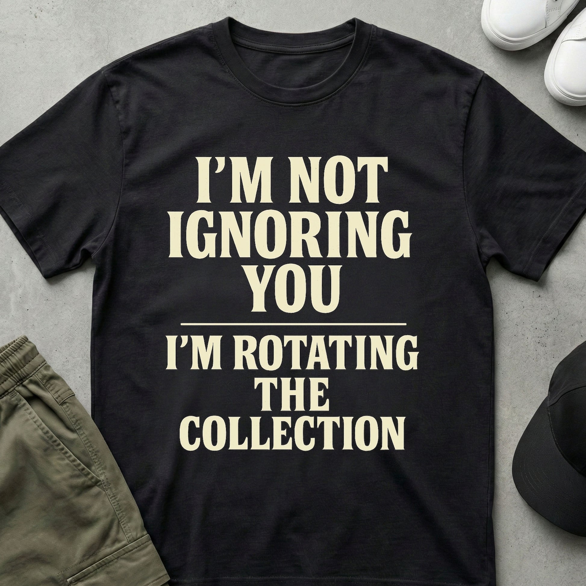 On Rotation T-Shirt Black