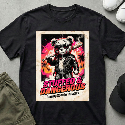 Printify Teddy-Bear Grindhouse Bear T-Shirt Black / S