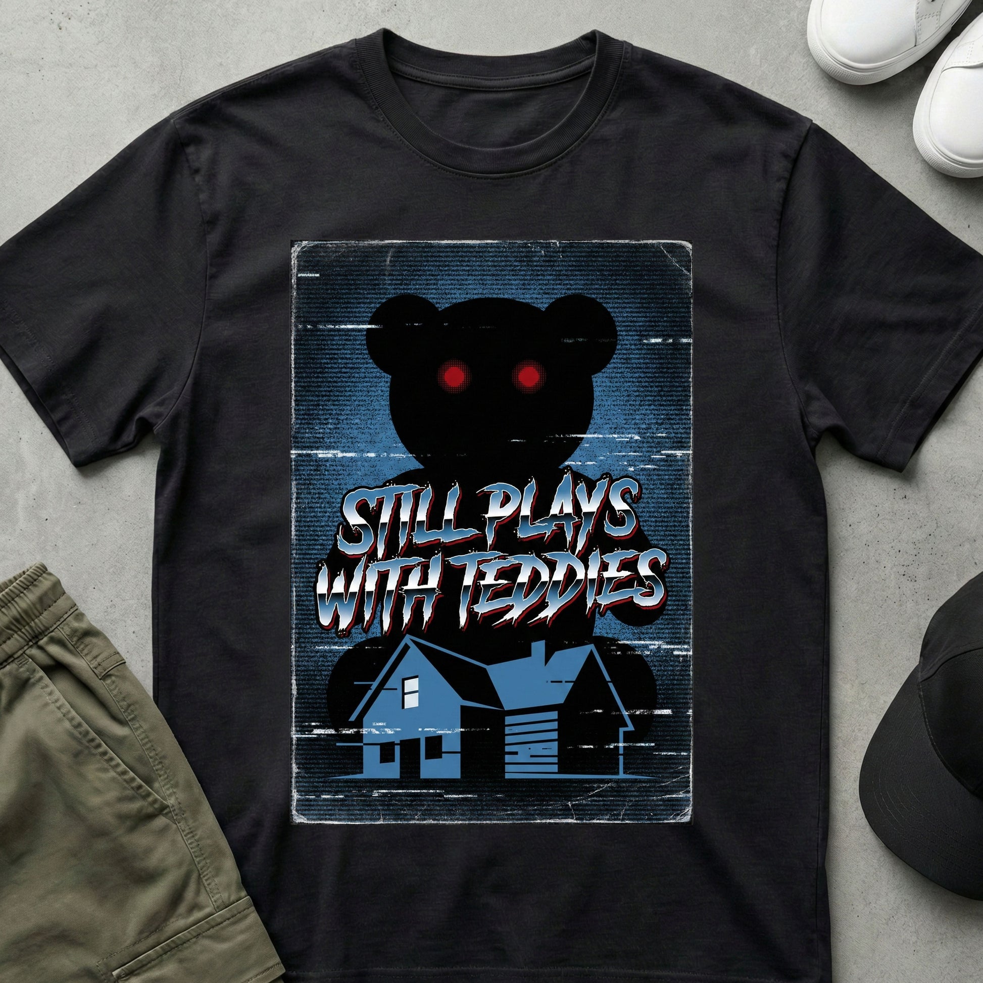 Haunted Playtime T-Shirt Black