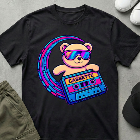 Cool Teds Teddy-Bear Analog Vibes T-Shirt