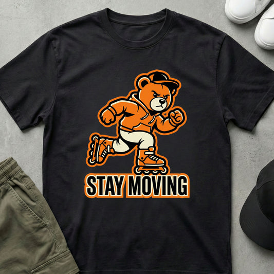 Stay Moving T-Shirt Black