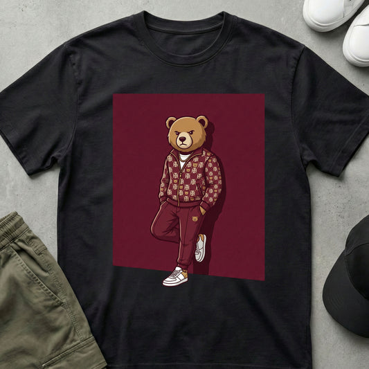 Cool Teds Teddy-Bear Logo Life T-Shirt Black / S