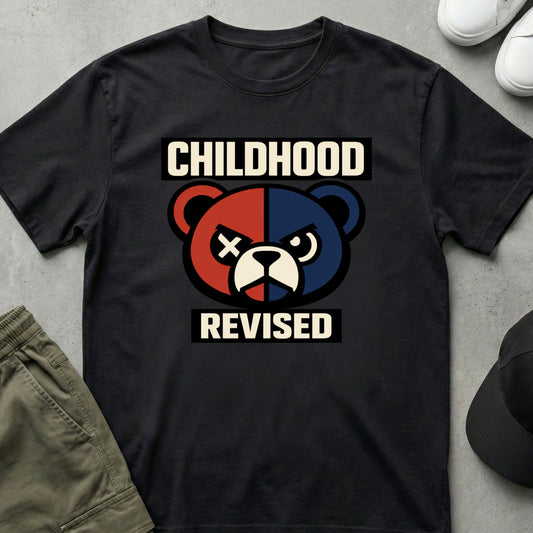 Cool Teds Teddy-Bear Reinvented T-Shirt Black / S