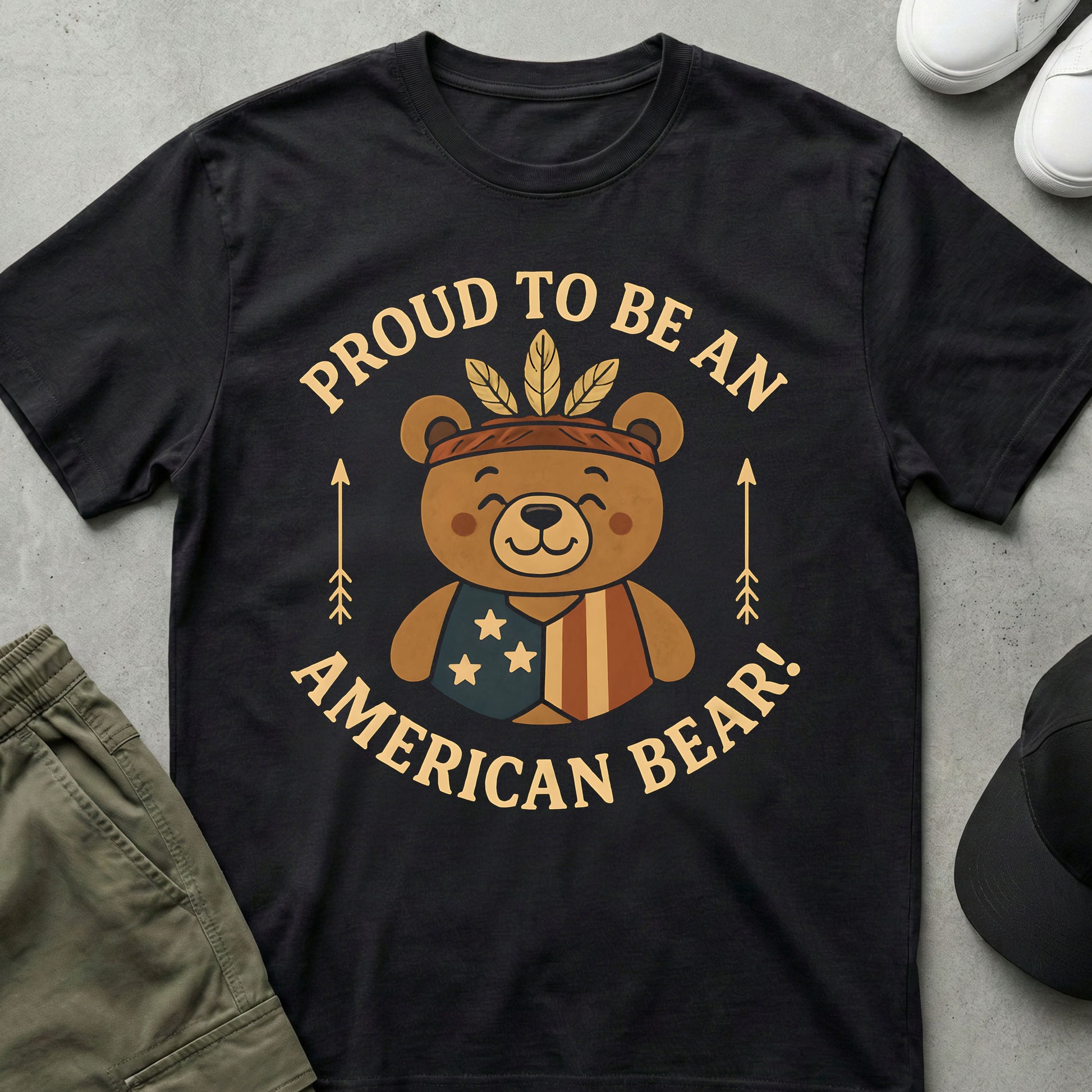 American Patriot T-Shirt Black