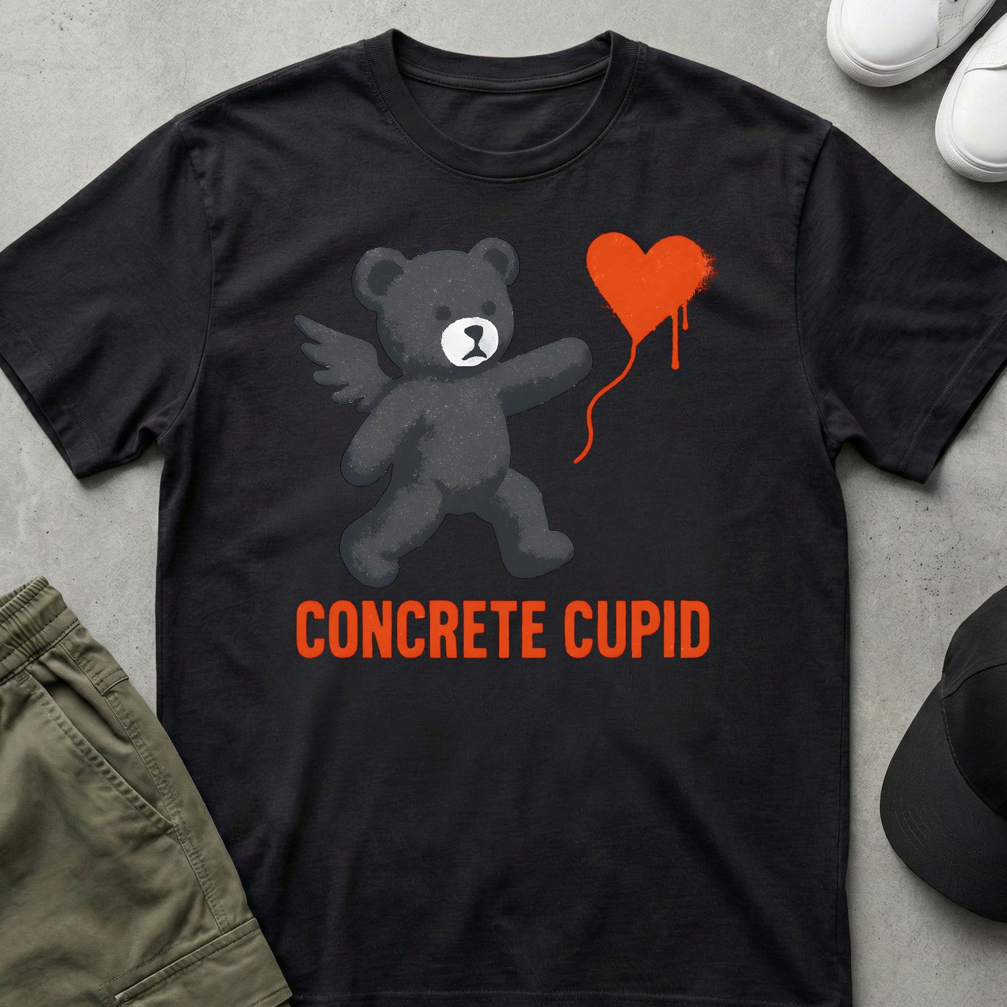 Concrete Cupid T-Shirt Black