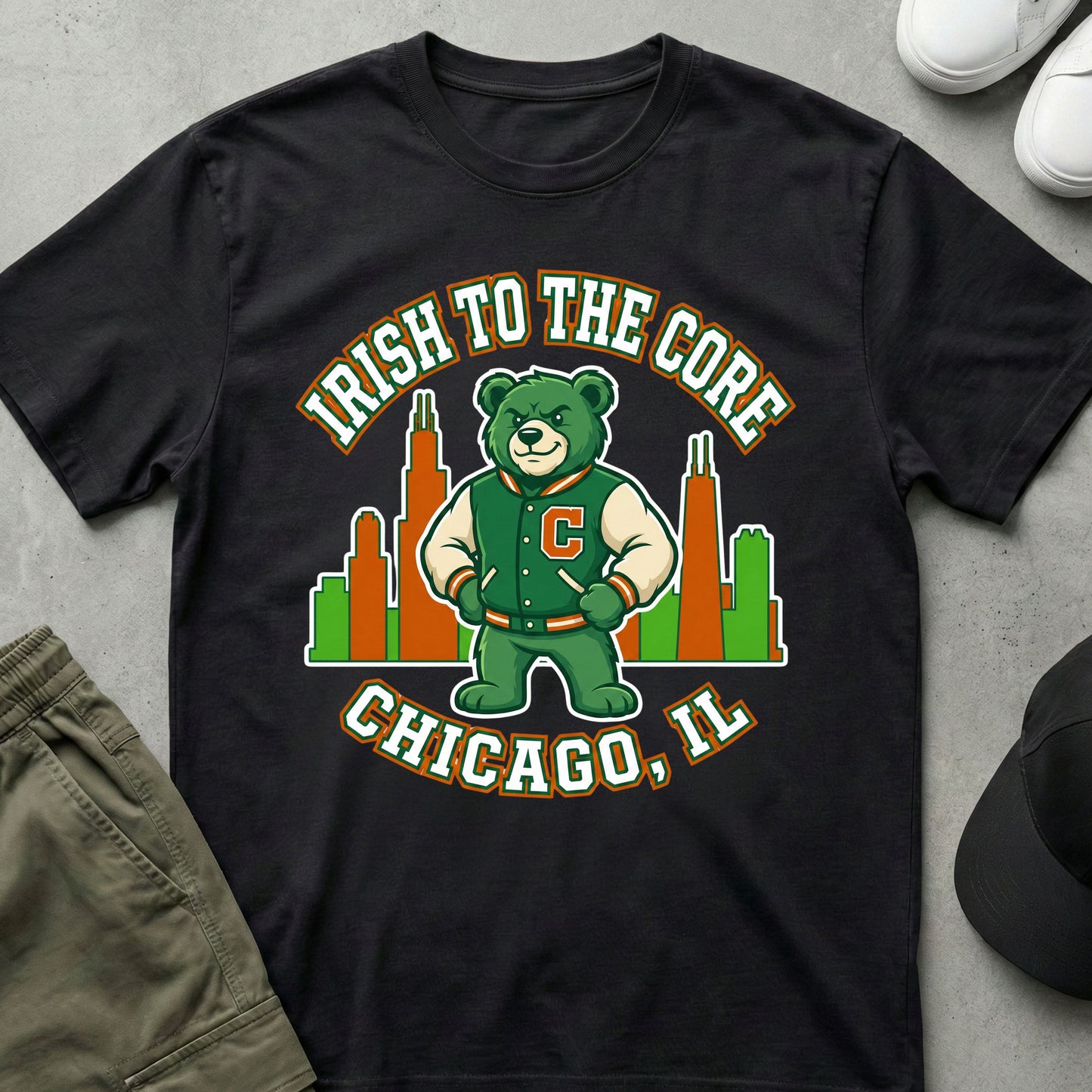 Irish to the Core T-Shirt Black