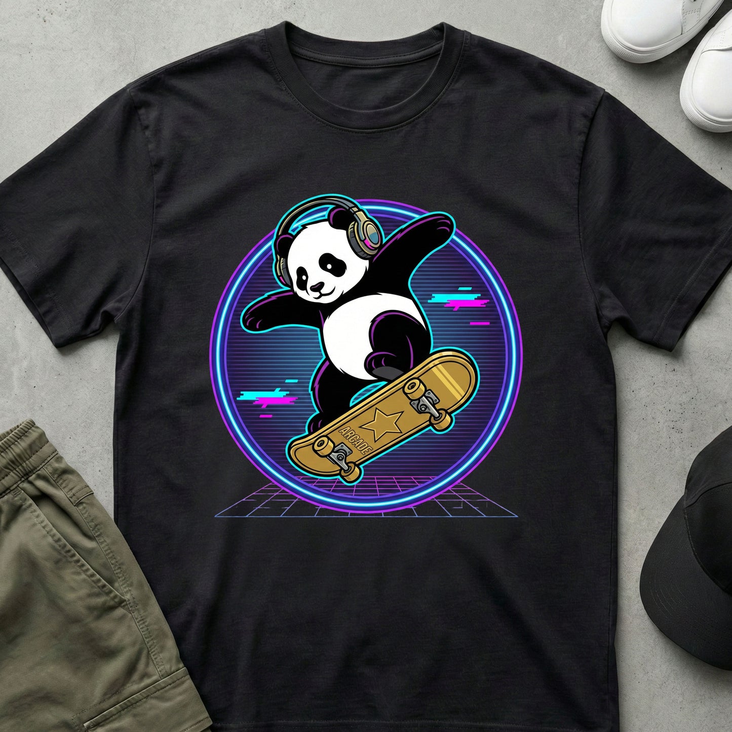 Kickflip Beats T-Shirt Black