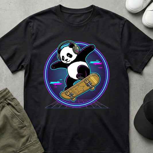 Cool Teds Teddy-Bear Kickflip Beats T-Shirt Black / S