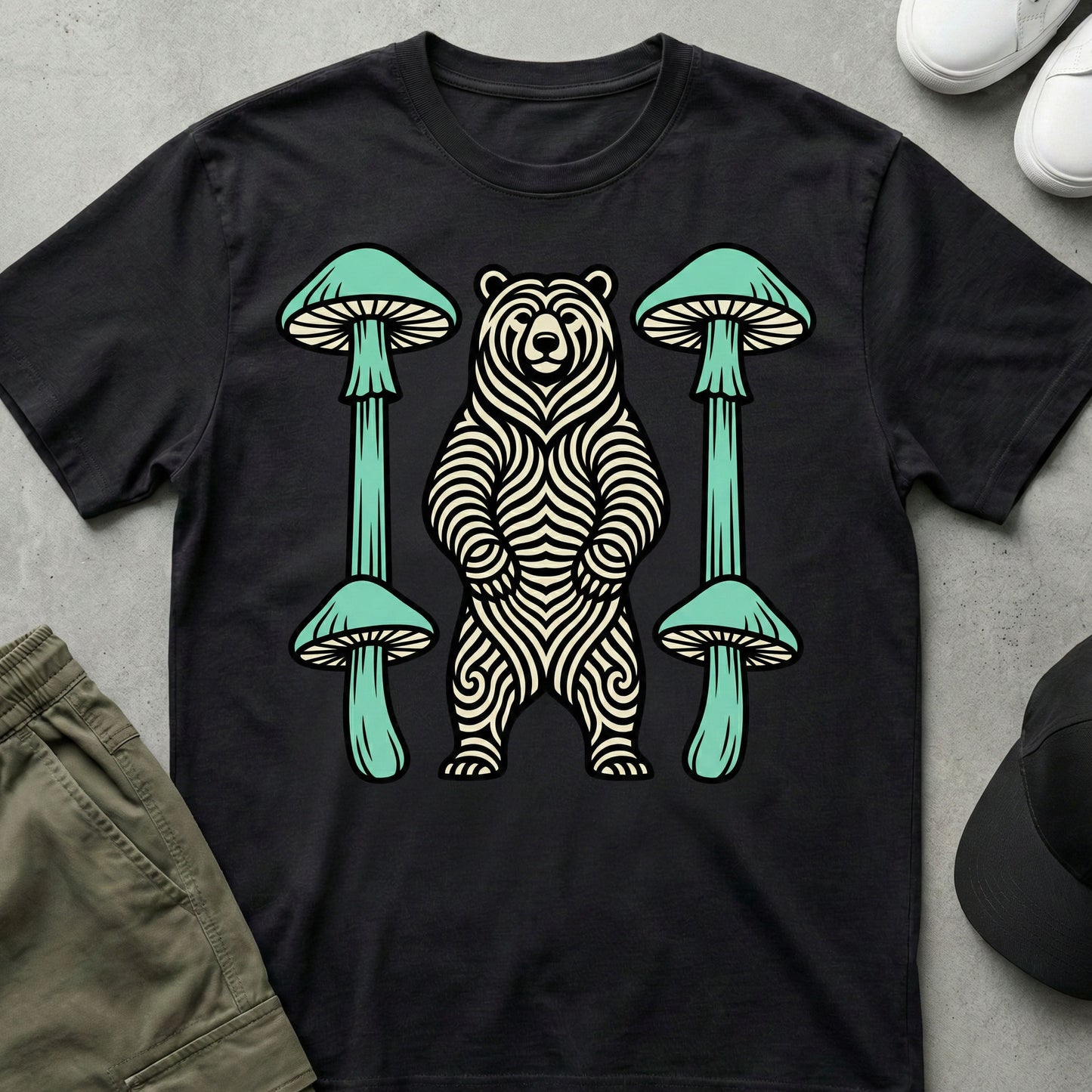 Nova Bear T-Shirt Black