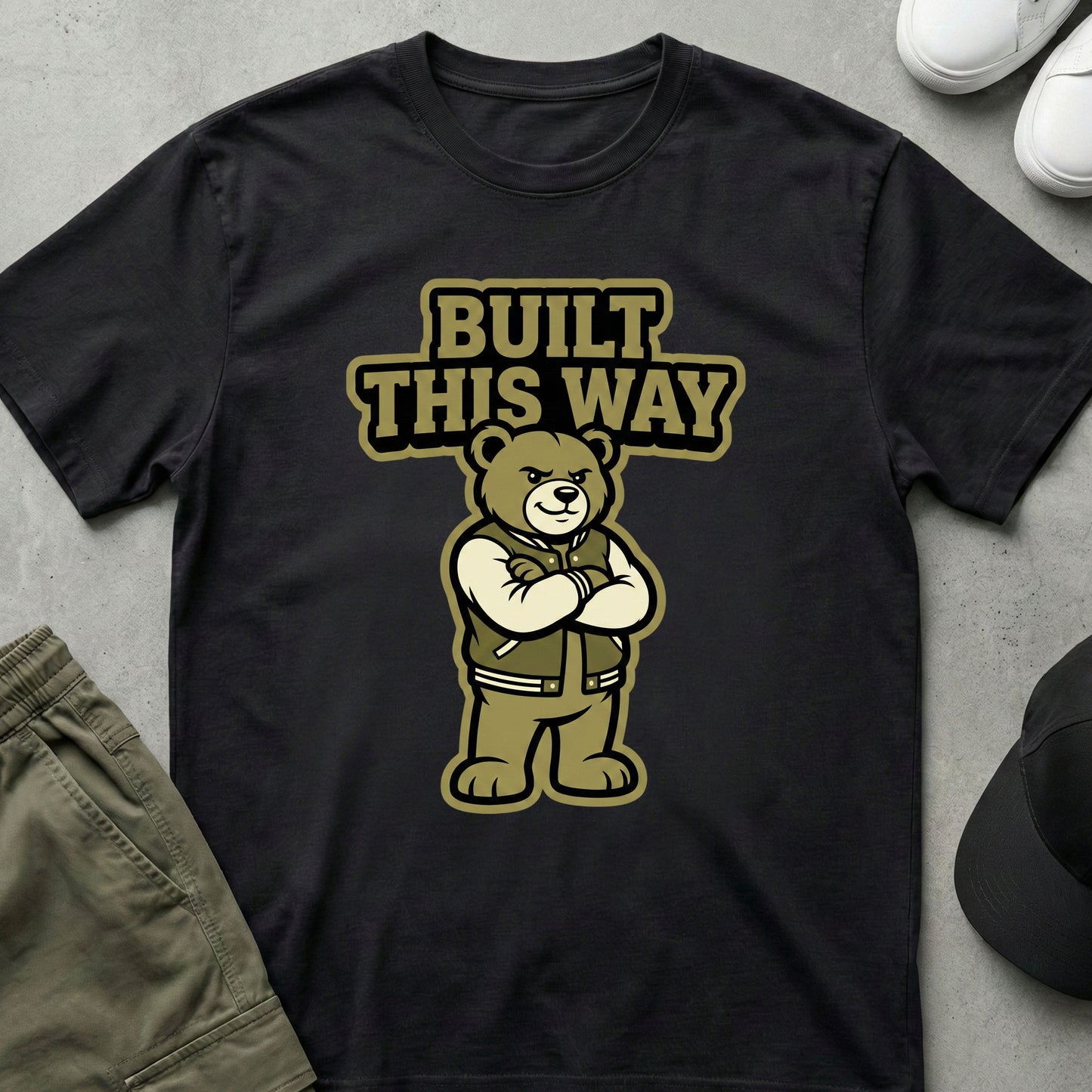 Built This Way T-Shirt Black