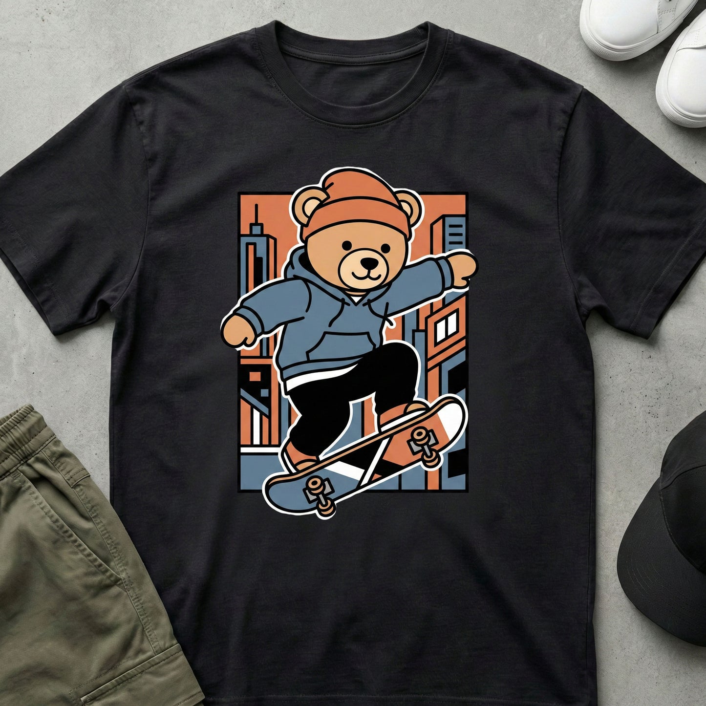 Urban Ollie T-Shirt Black