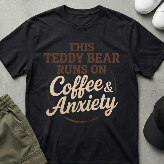 Coffee Bear T-Shirt Black