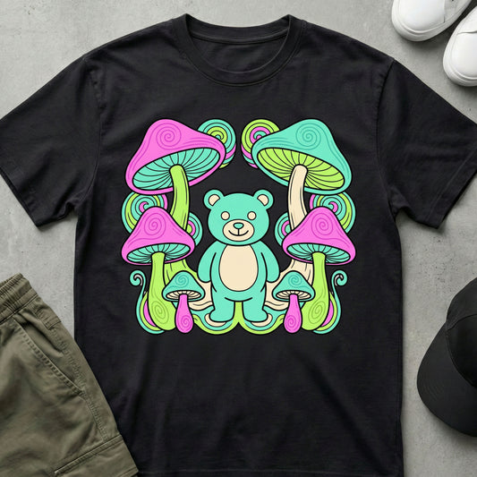 Shroom Grove T-Shirt Black