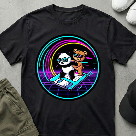 Disk Duo T-Shirt Black