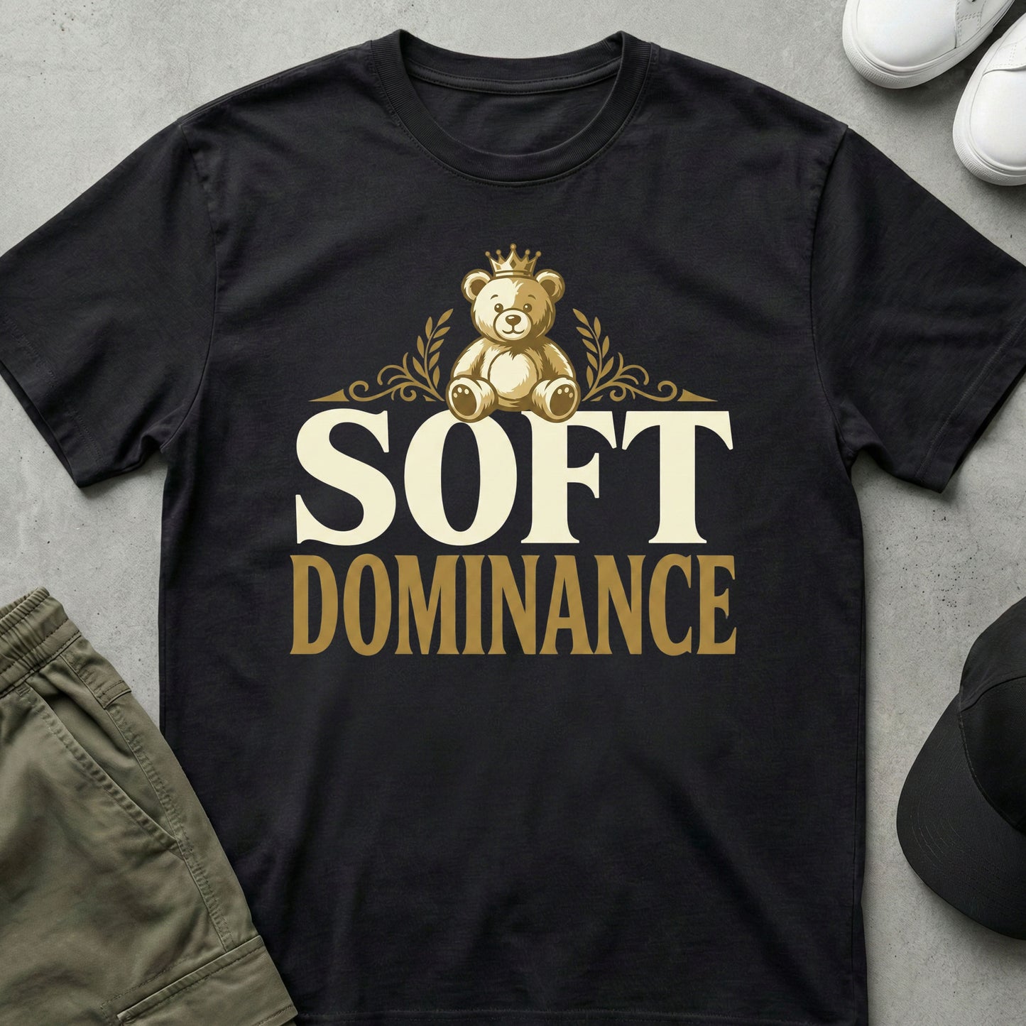 Plush Power T-Shirt Black