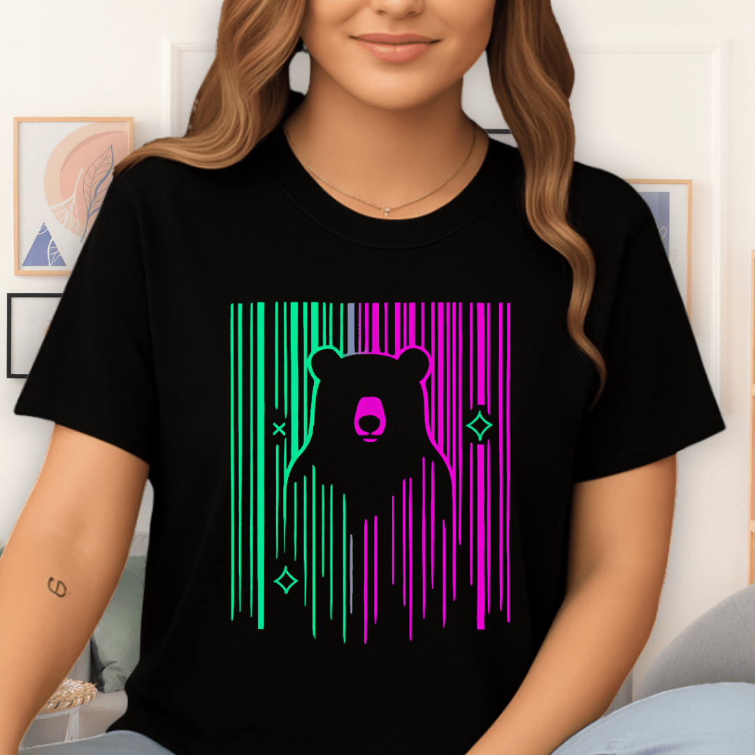 Cool Teds Teddy-Bear Cyberpunk Bear T-Shirt Black / S