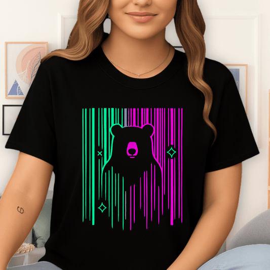 Cool Teds Teddy-Bear Cyberpunk Bear T-Shirt Black / S