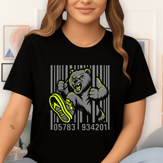 Cool Teds Teddy-Bear Urban Beast Mode T-Shirt Black / S