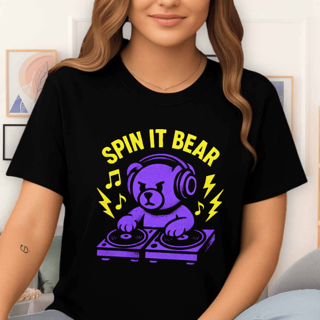 Cool Teds Teddy-Bear Spin Master T-Shirt Black / S