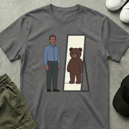 Man in the Mirror T-Shirt Charcoal