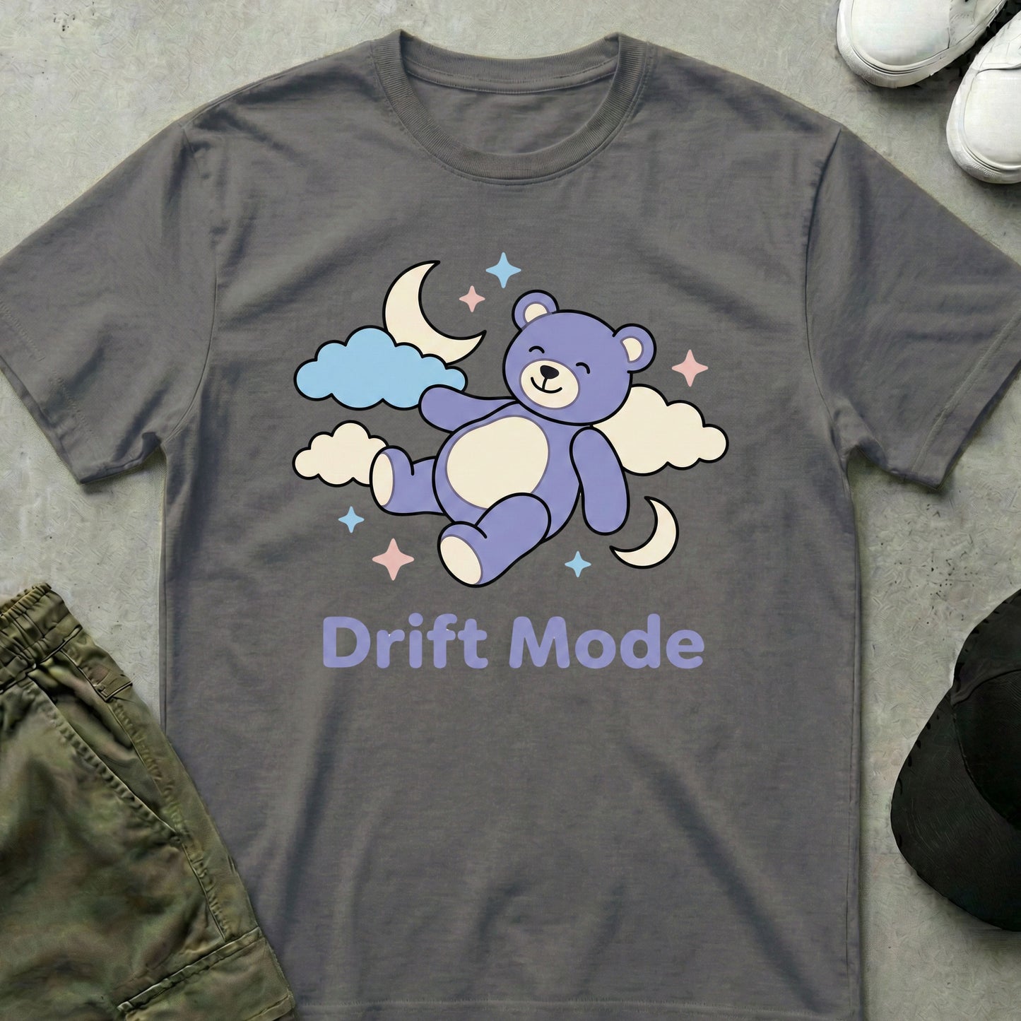 Drift Mode T-Shirt Charcoal