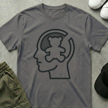 Cool Teds Teddy-Bear I'm a Ted Head T-Shirt Charcoal / S