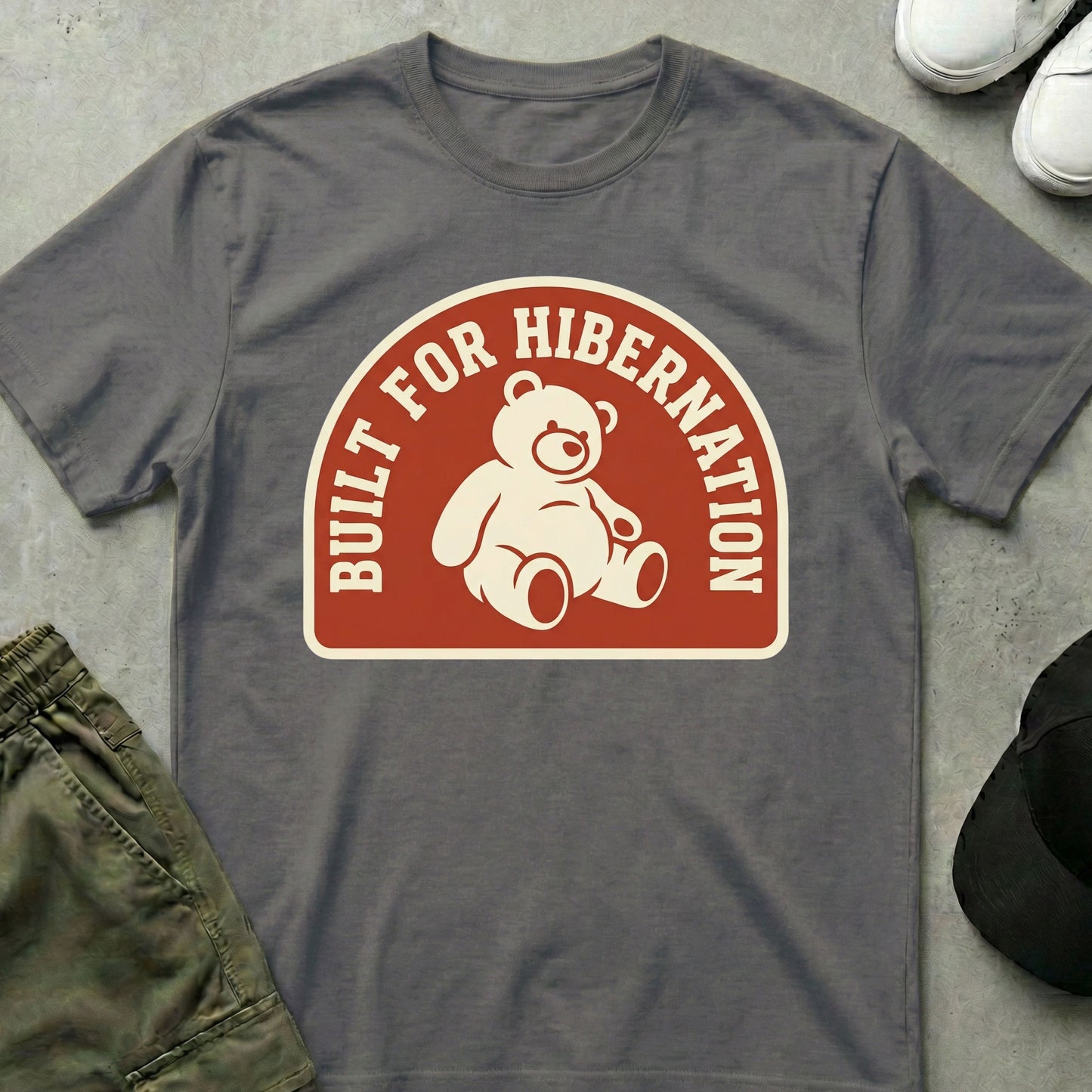 Hibernation T-Shirt Charcoal