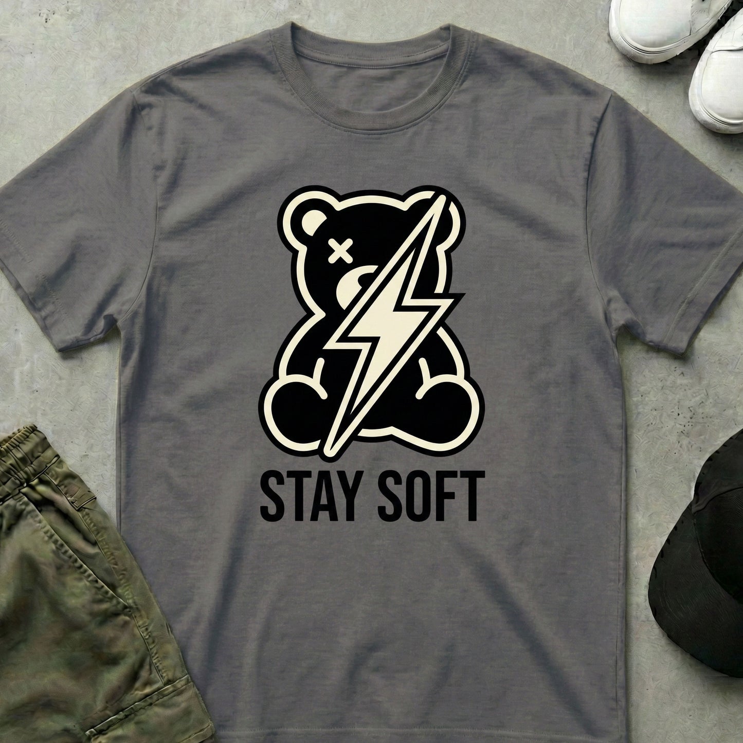 Stay Soft T-Shirt Charcoal