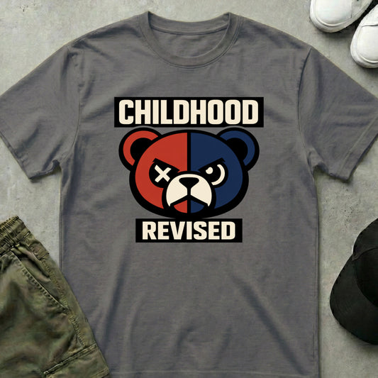 Cool Teds Teddy-Bear Reinvented T-Shirt Charcoal / S