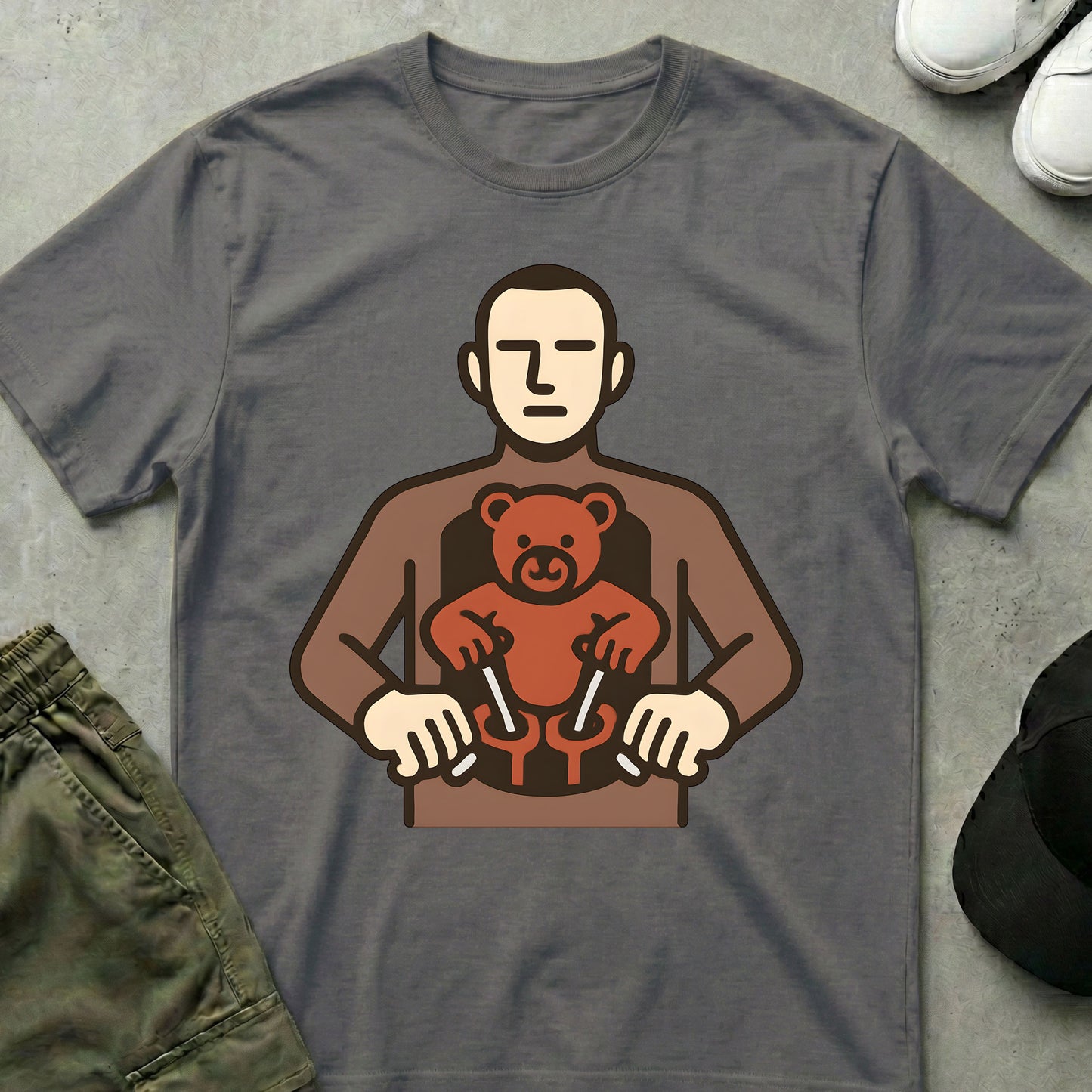 Puppet Master T-Shirt Charcoal