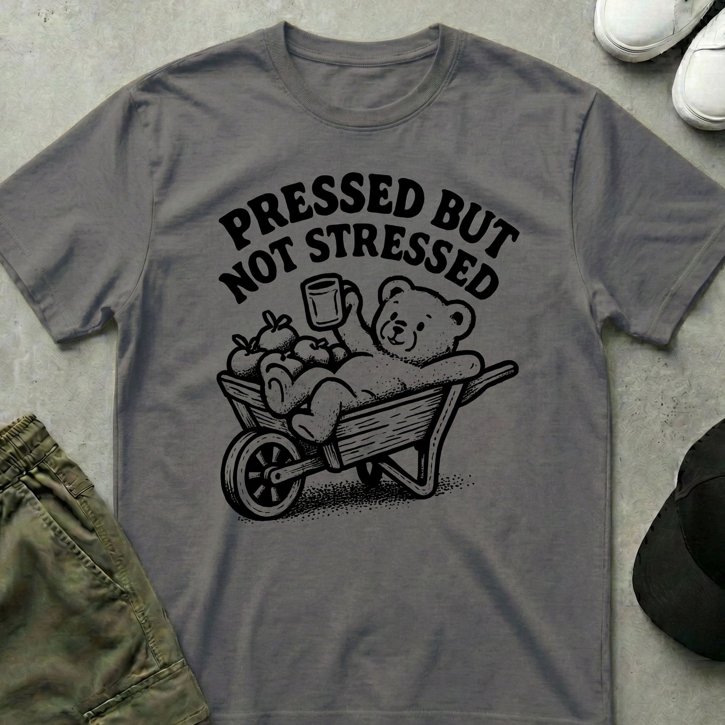 Juice Break T-Shirt Charcoal