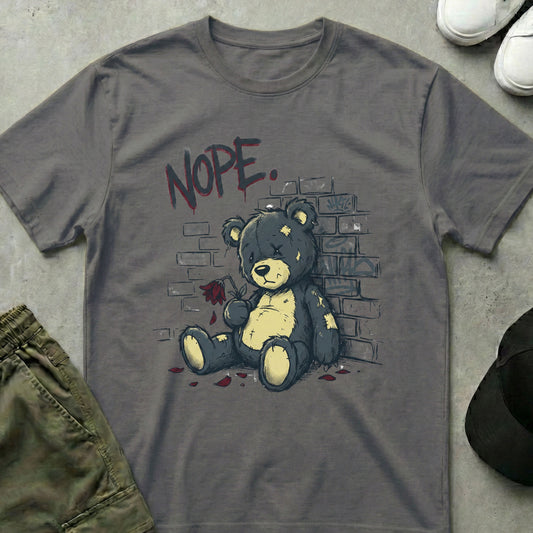 Nope! T-Shirt Charcoal