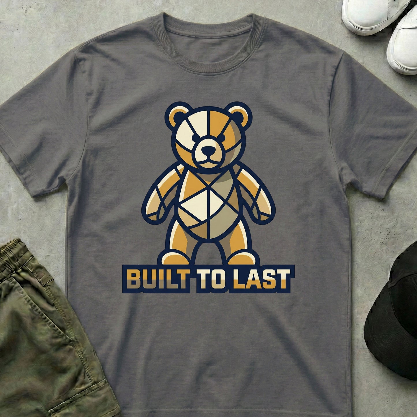 Built to Last T-Shirt Charcoal