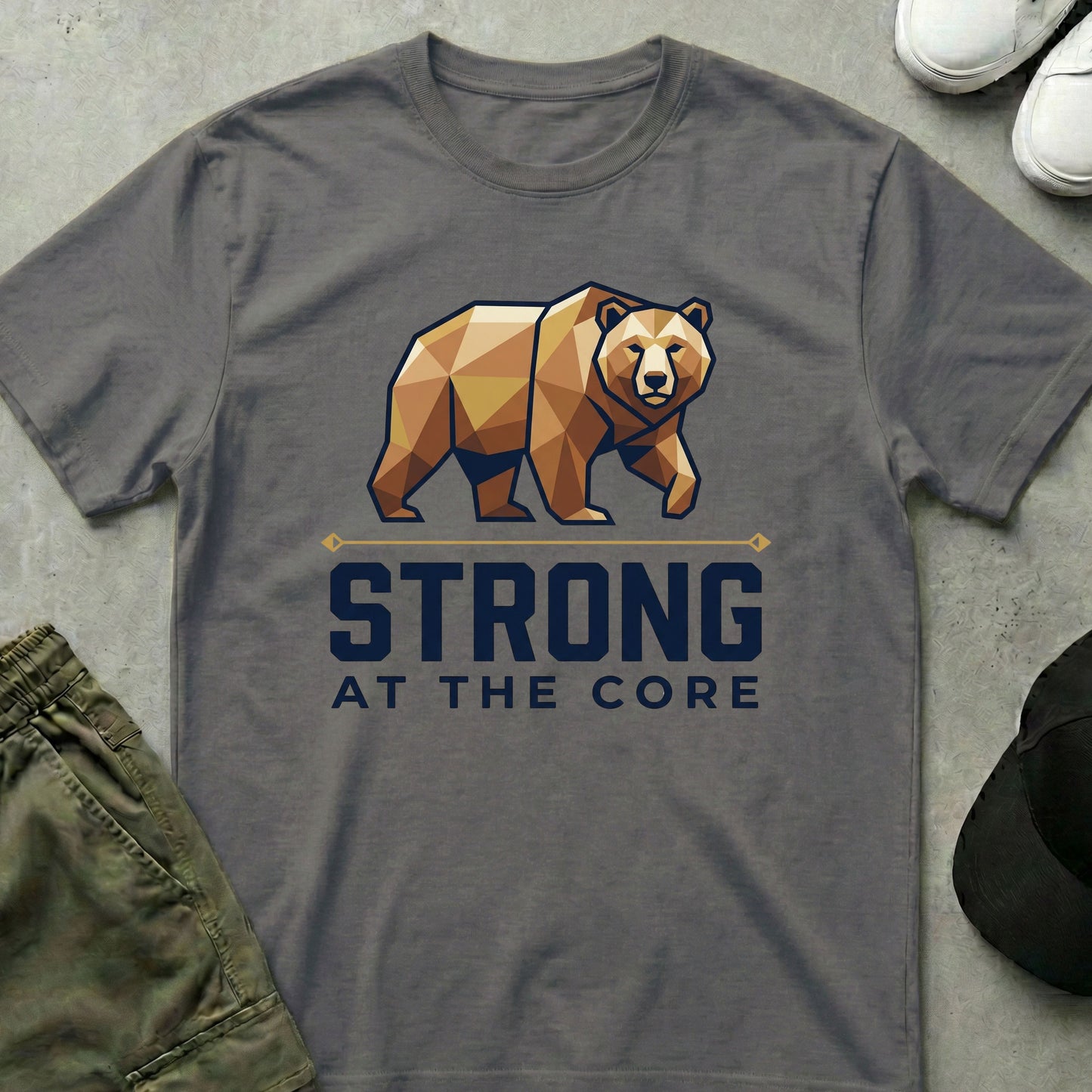 Core Strength T-Shirt Charcoal