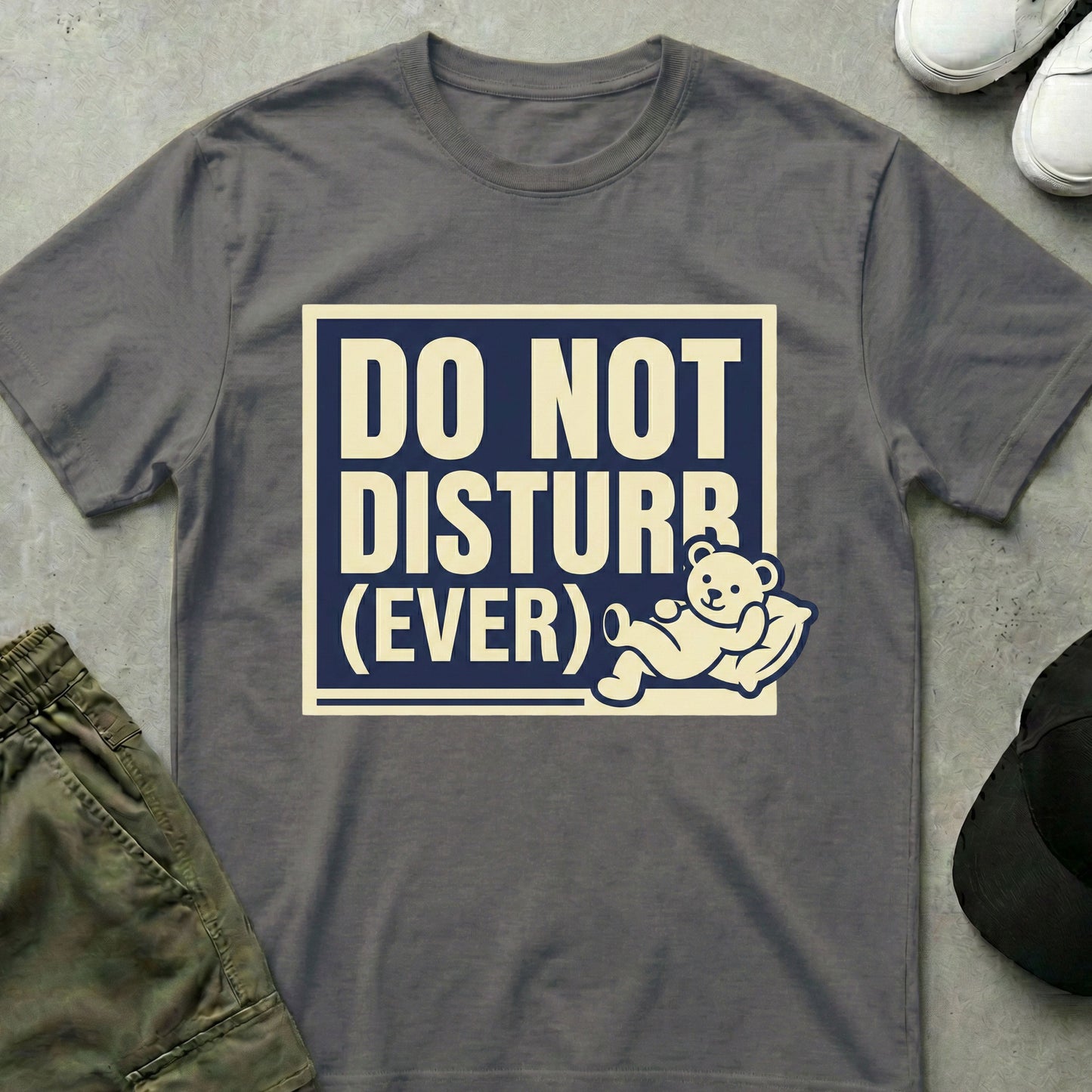 Do Not Disturb T-Shirt Charcoal