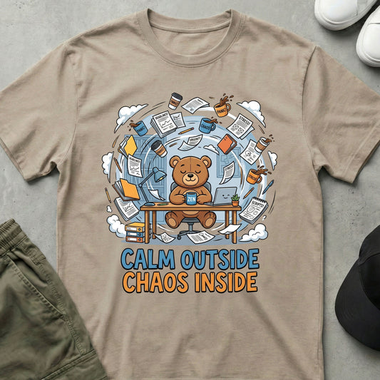 Calm Chaos T-Shirt Sand