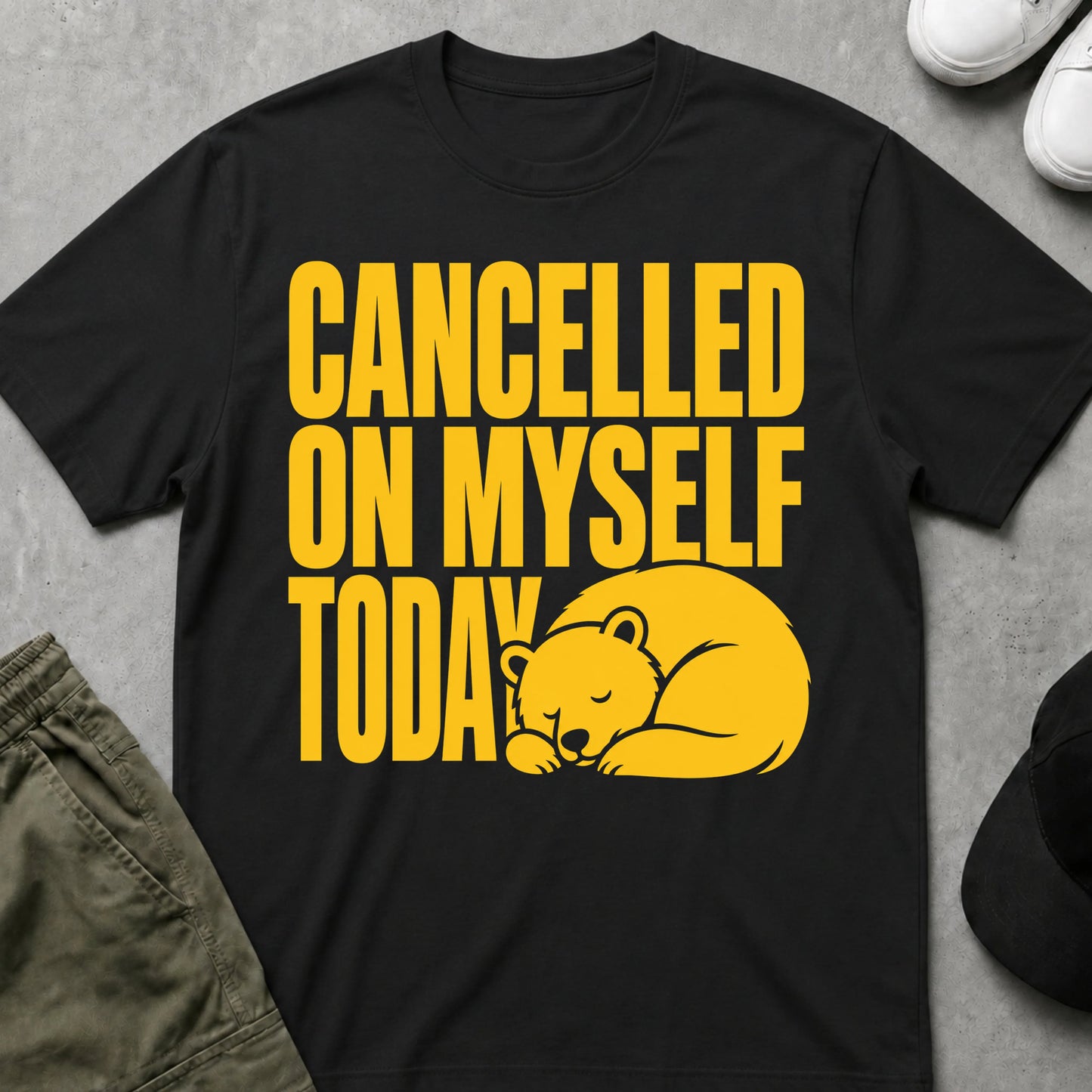 Cancelled Myself T-Shirt Black