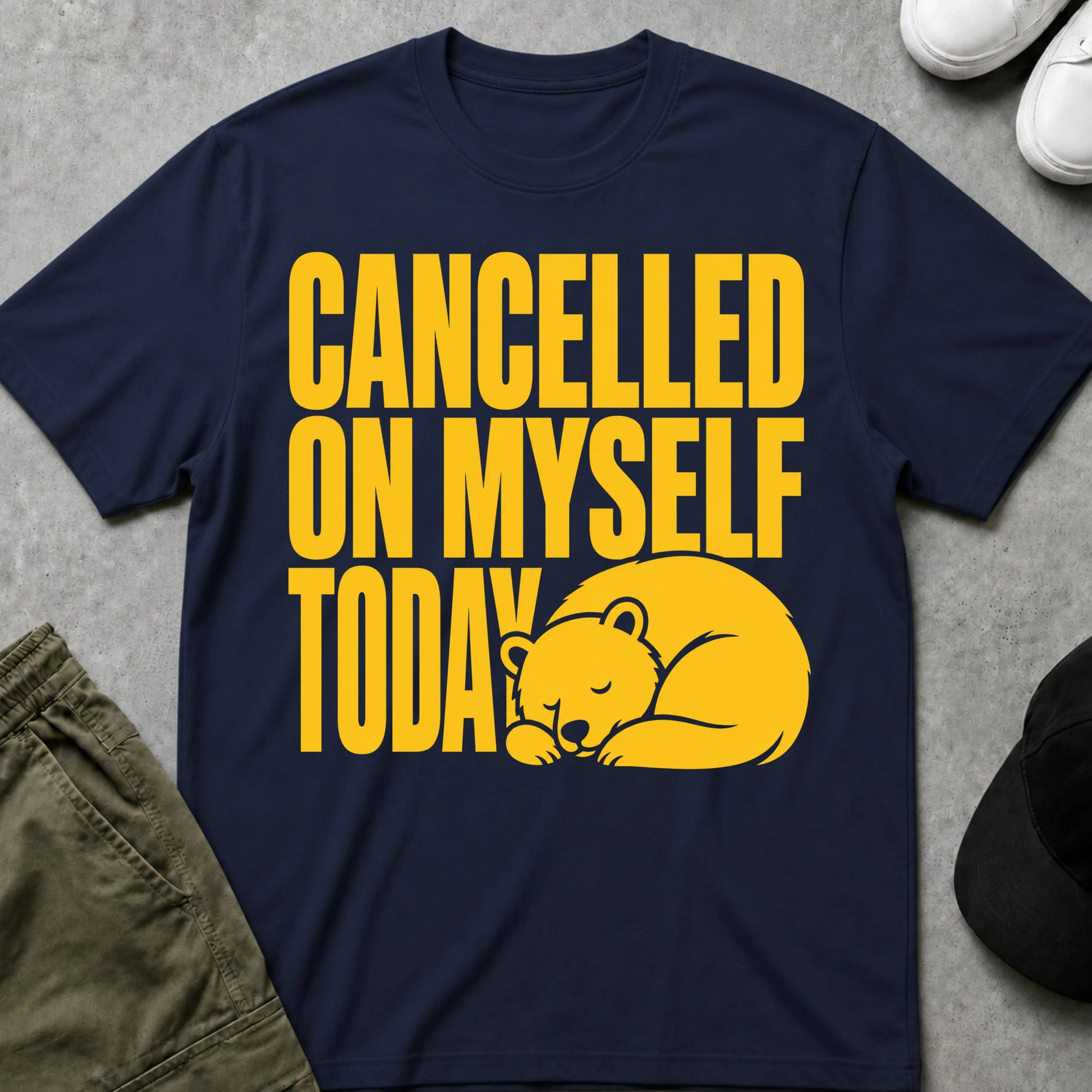 Cancelled Myself T-Shirt Navy